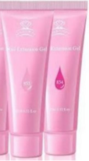 Gel de Poly Gel con Rosa Tubo