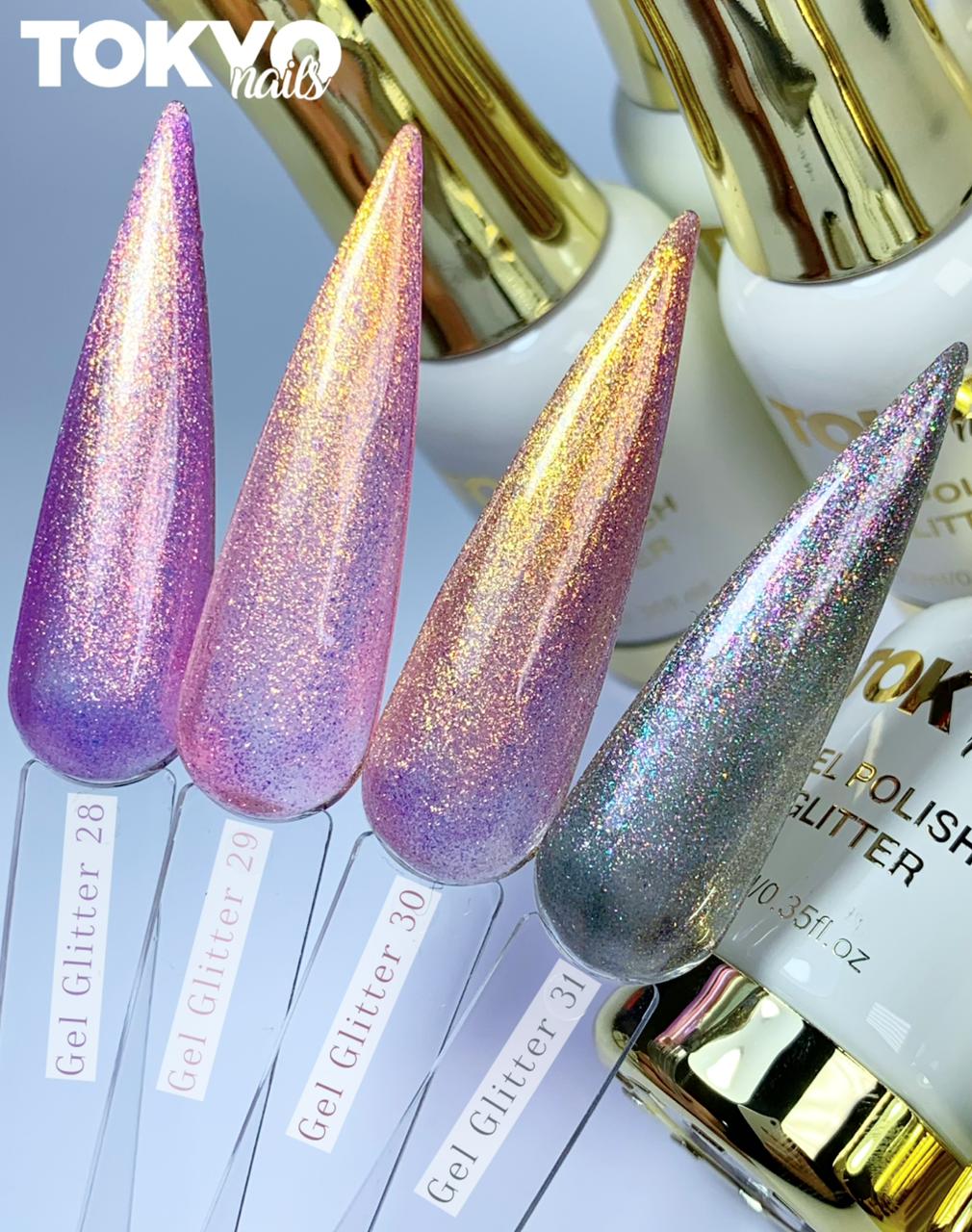 Geles Individuales Glitter Tokyo